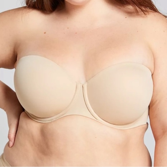 Cacique Lightly Lined Multi Way Strapless Bra 40K - Picture 3 of 16